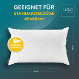Kissenfüllung 2er Set- Rautenkissen geeignet für Allergiker, in verschiedenen Größen - Made in Germany