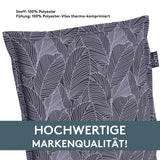 Hochlehnerauflage Gartenstuhl Auflage 1er Set FLORENCE, bequeme Sitzauflage für Gartenmöbel, Stuhlkissen