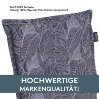 Hochlehnerauflage Gartenstuhl Auflage 1er Set FLORENCE, bequeme Sitzauflage für Gartenmöbel, Stuhlkissen