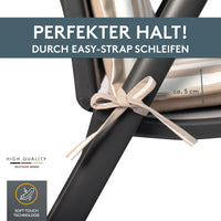 Hochlehnerauflage 1er Set MALTA - Gartenstuhl Auflage, bequeme Sitzauflage für Gartenmöbel, Stuhlkissen