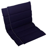 Polsterauflage Niedriglehner 2er Set, bequeme Sitzauflage für Gartenmöbel, Stuhlkissen
