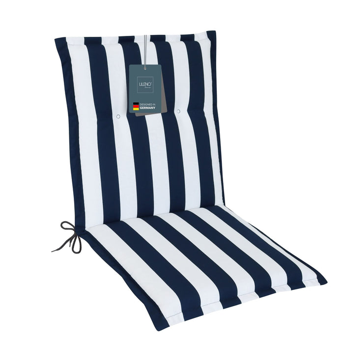 Polsterauflage Niedriglehner 1er Set, bequeme Sitzauflage für Gartenstühle, Stuhlkissen
