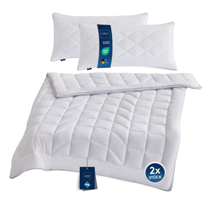 Premium Ganzjahresdecke mit CoolComfort Klimanetz - in verschiedenen Größen und optional mit Kissen