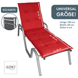 Liegenauflage FLORENCE TINO perfekt für Strandliege, Sonnenliege Auflage, Gartenliege Auflage