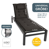Liegenauflage MARBELLA perfekt für Strandliegen, Sonnenliege Auflage, Gartenliege Auflage