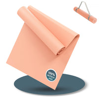Yogamatte Gymnastikmatte 180x60 cm inkl. Tragegurt, rutschfeste Fitnessmatte