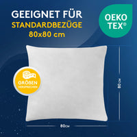 Kissenfüllung Vlieskissen 2er Set in verschiedenen Größen - Made in Germany
