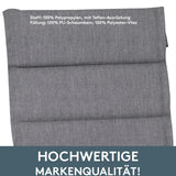 Hochlehnerauflage 1er Set ALUTEX bequeme Sitzauflage für Gartenmöbel, Stuhlkissen für Klappstühle