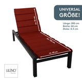 Liegenauflage perfekt für Strandliege, Sonnenliege Auflage, Gartenliege Auflage