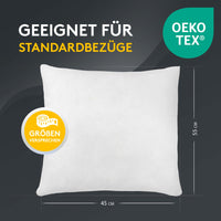 Kissenfüllung Vlieskissen 2er Set in verschiedenen Größen - Made in Germany