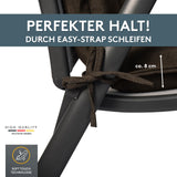 Hochlehnerauflage 1er Set MARBELLA - Gartenstuhl Auflage, bequeme Sitzauflage für Gartenmöbel, Stuhlkissen