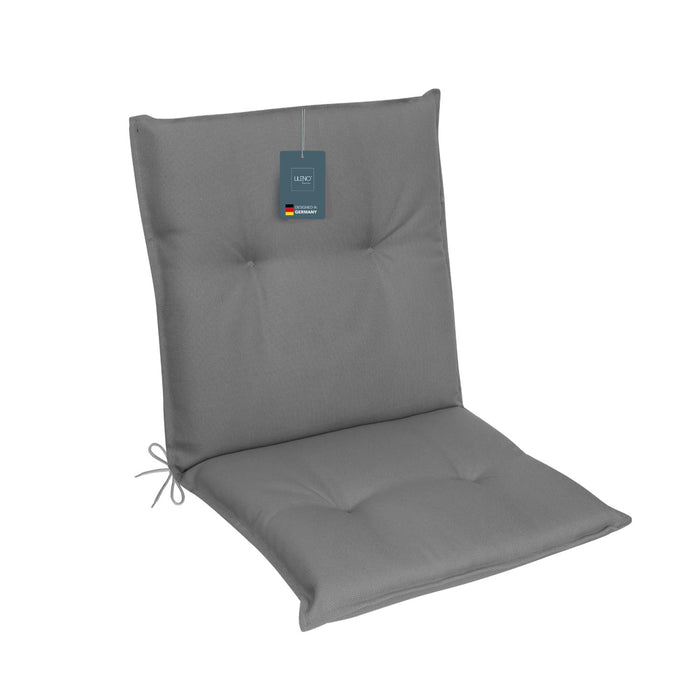 Niedriglehnerauflage 1er Set MARBELLA - Gartenstuhl Auflage, bequeme Sitzauflage für Gartenmöbel, Stuhlkissen