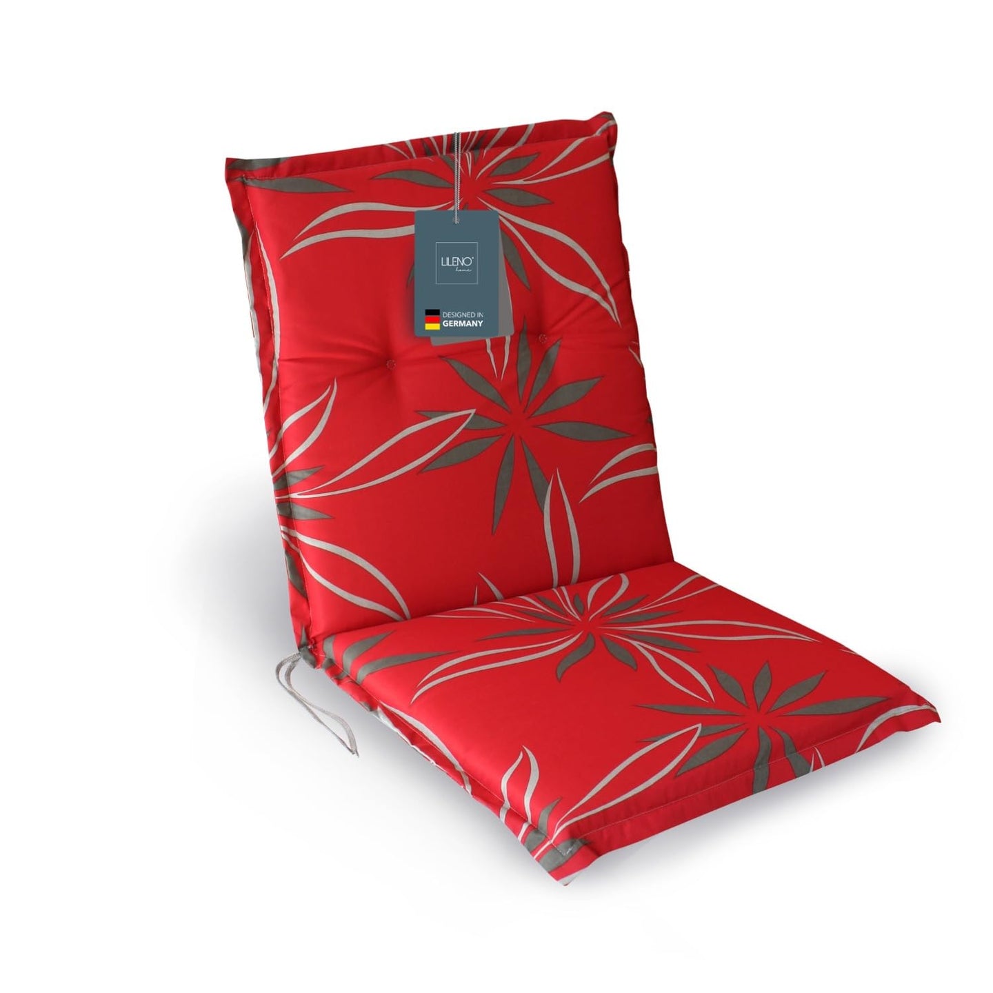 Polsterauflage Niedriglehner 1er Set, bequeme Sitzauflage für Gartenstühle, Stuhlkissen