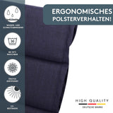 Liegenauflage perfekt für Strandliege, Sonnenliege Auflage, Gartenliege Auflage