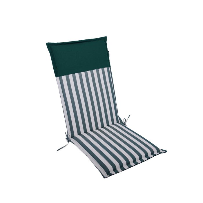 Hochlehnerauflage 1er Set MALTA - Gartenstuhl Auflage, bequeme Sitzauflage für Gartenmöbel, Stuhlkissen