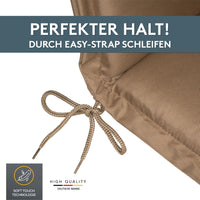 Hochlehnerauflage MIAMI - Gartenstuhl Auflage, bequeme Sitzauflage für Gartenmöbel, Stuhlkissen