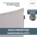 Hochlehnerauflage 1er Set MALTA - Gartenstuhl Auflage, bequeme Sitzauflage für Gartenmöbel, Stuhlkissen