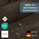 Liegenauflage MARBELLA perfekt für Strandliegen, Sonnenliege Auflage, Gartenliege Auflage
