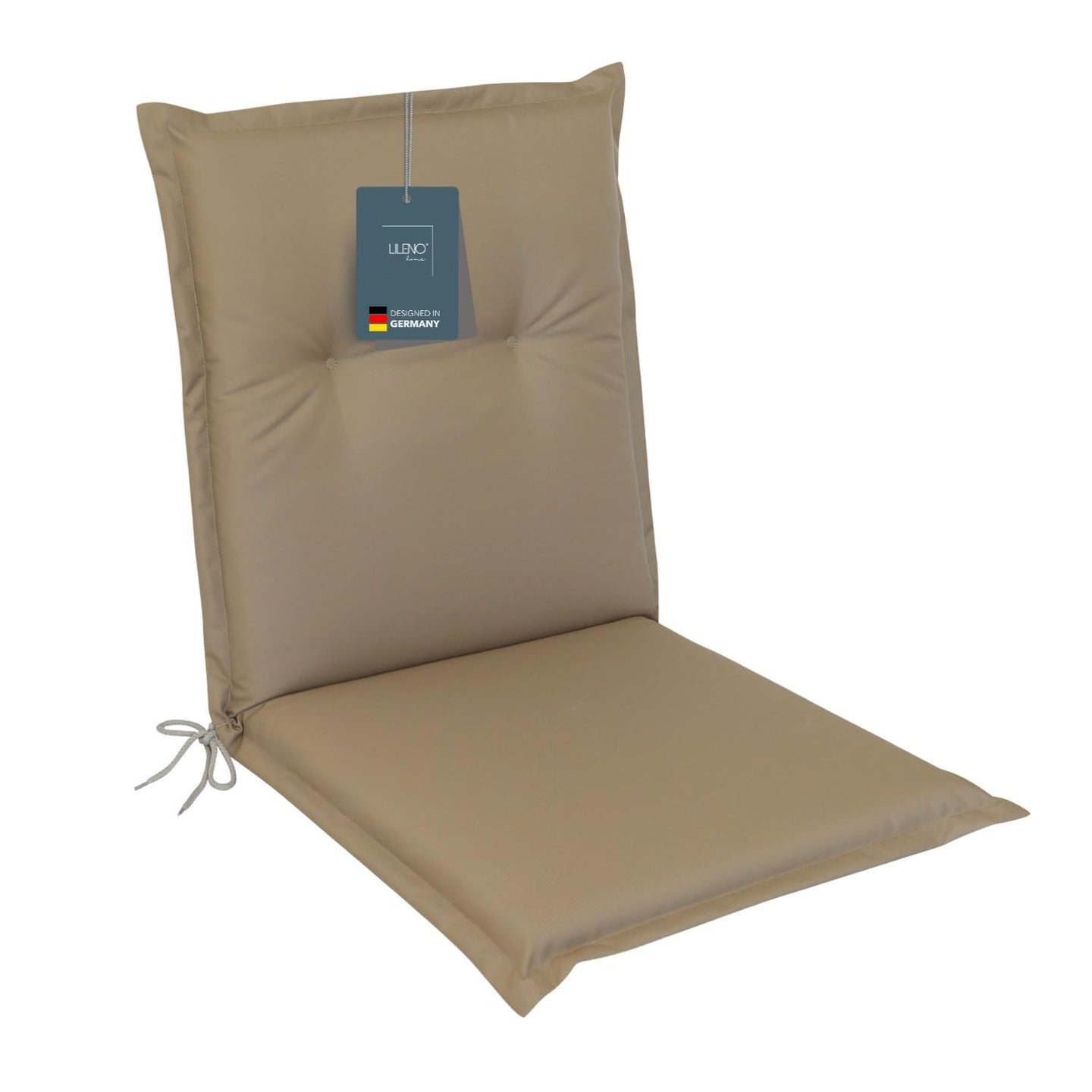 Polsterauflage Niedriglehner 1er Set, bequeme Sitzauflage für Gartenstühle, Stuhlkissen