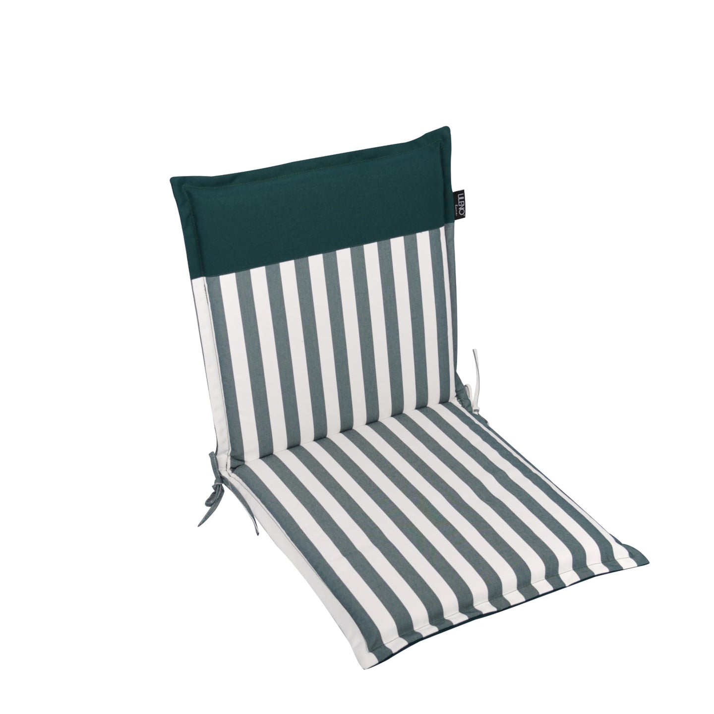 Niedriglehnerauflage 1er Set MALTA - Gartenstuhl Auflage, bequeme Sitzauflage für Gartenmöbel, Stuhlkissen