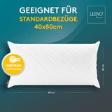 Kissenfüllung 2er Set- Rautenkissen geeignet für Allergiker, in verschiedenen Größen - Made in Germany