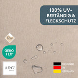 Liegenauflage MALTA perfekt für Strandliege, Sonnenliege Auflage, Gartenliege Auflage
