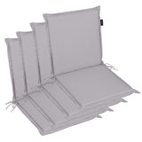Niedriglehnerauflage MIAMI - Gartenstuhl Auflage, bequeme Sitzauflage für Gartenmöbel, Stuhlkissen