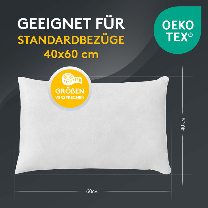 Kissenfüllung Vlieskissen 2er Set in verschiedenen Größen - Made in Germany