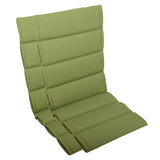 Hochlehnerauflage 2er Set ALUTEX bequeme Sitzauflage für Gartenmöbel, Stuhlkissen für Klappstühle