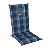 Hochlehnerauflage Gartenstuhl Auflage 1er Set FLORENCE, bequeme Sitzauflage für Gartenmöbel, Stuhlkissen