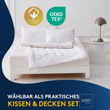 Premium Ganzjahresdecke mit Golden Elegance Baumwolle - Bettdecken Set in verschiedenen Größen