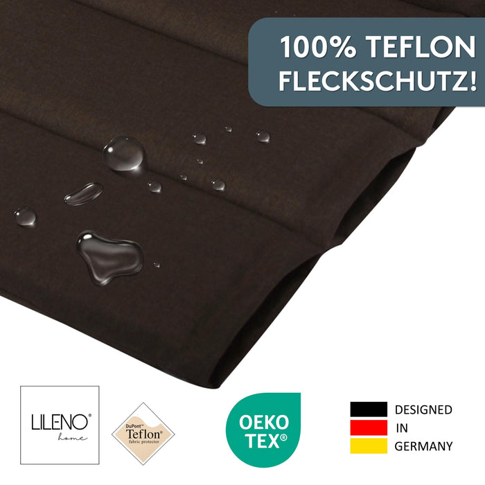 Hochlehnerauflage 2er Set ALUTEX bequeme Sitzauflage für Gartenmöbel, Stuhlkissen für Klappstühle