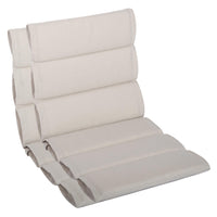 Polsterauflage Niedriglehner 2er Set, bequeme Sitzauflage für Gartenmöbel, Stuhlkissen