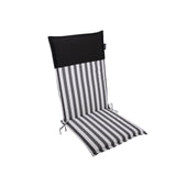 Hochlehnerauflage 1er Set MALTA - Gartenstuhl Auflage, bequeme Sitzauflage für Gartenmöbel, Stuhlkissen