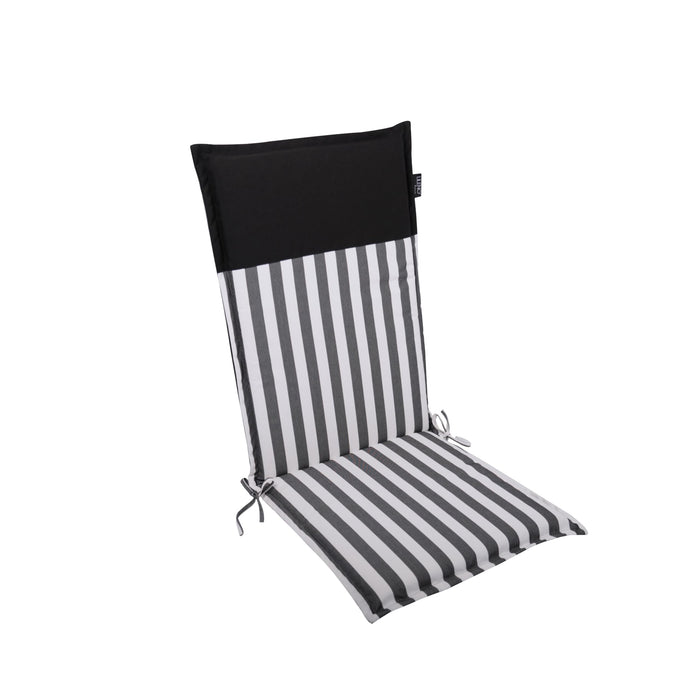 Hochlehnerauflage 1er Set MALTA - Gartenstuhl Auflage, bequeme Sitzauflage für Gartenmöbel, Stuhlkissen