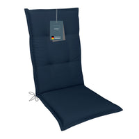 Hochlehnerauflage Gartenstuhl Auflage 1er Set FLORENCE, bequeme Sitzauflage für Gartenmöbel, Stuhlkissen