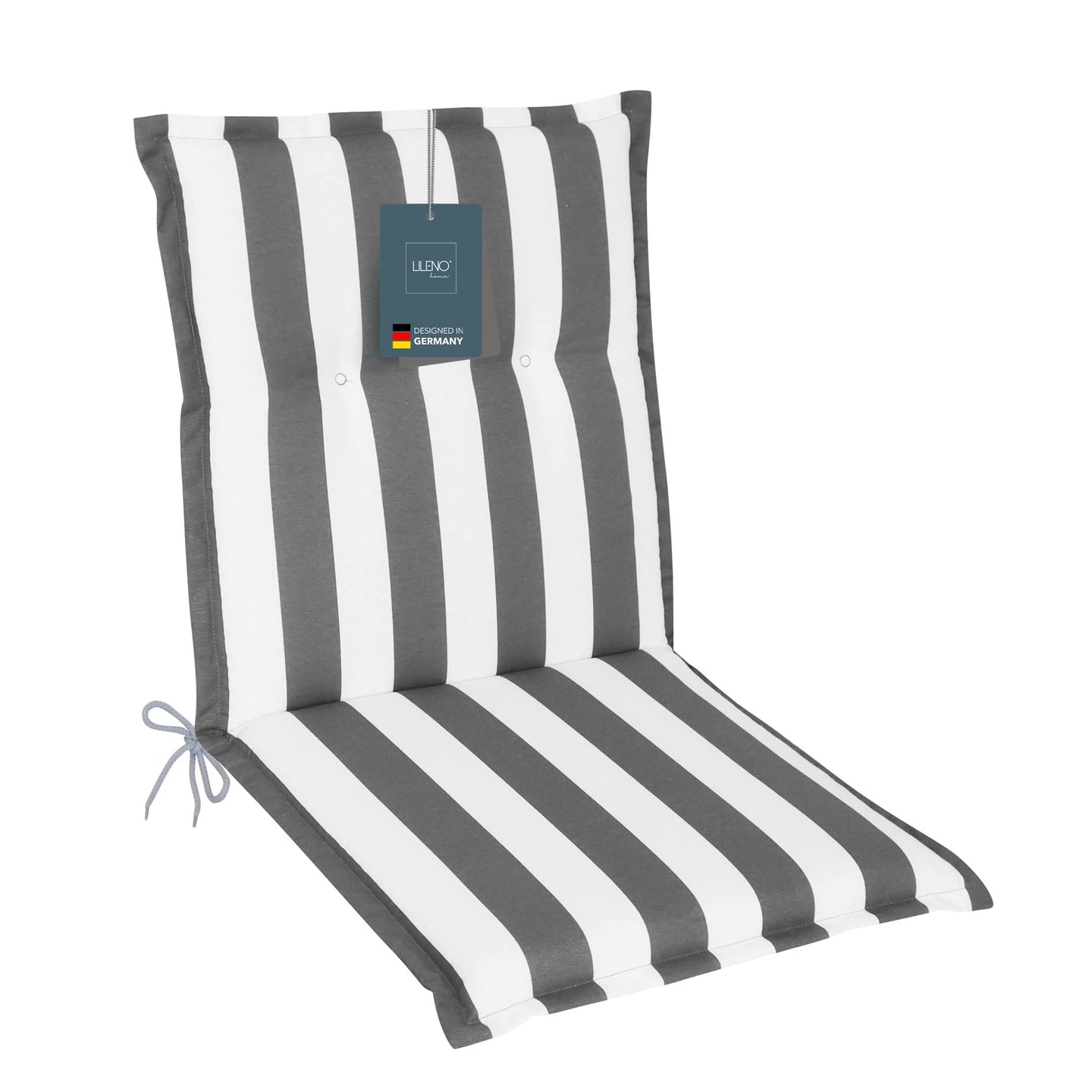 Polsterauflage Niedriglehner 1er Set, bequeme Sitzauflage für Gartenstühle, Stuhlkissen