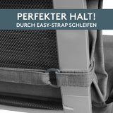 Hochlehnerauflage 2er Set ALUTEX bequeme Sitzauflage für Gartenmöbel, Stuhlkissen für Klappstühle