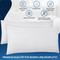 Kissenfüllung Vlieskissen 2er Set in verschiedenen Größen - Made in Germany