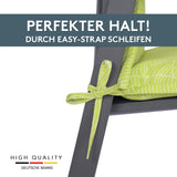 Polsterauflage Niedriglehner 1er Set, bequeme Sitzauflage für Gartenstühle, Stuhlkissen