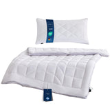 Premium 4-Jahreszeiten Bettdecke mit CoolComfort Klimanetz - in verschiedenen Größen und optional mit Kissen