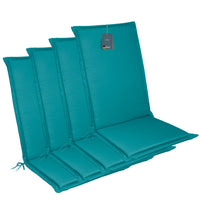 Hochlehnerauflage MIAMI - Gartenstuhl Auflage, bequeme Sitzauflage für Gartenmöbel, Stuhlkissen