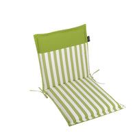 Niedriglehnerauflage 1er Set MALTA - Gartenstuhl Auflage, bequeme Sitzauflage für Gartenmöbel, Stuhlkissen
