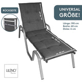 Liegenauflage FLORENCE TINO perfekt für Strandliege, Sonnenliege Auflage, Gartenliege Auflage