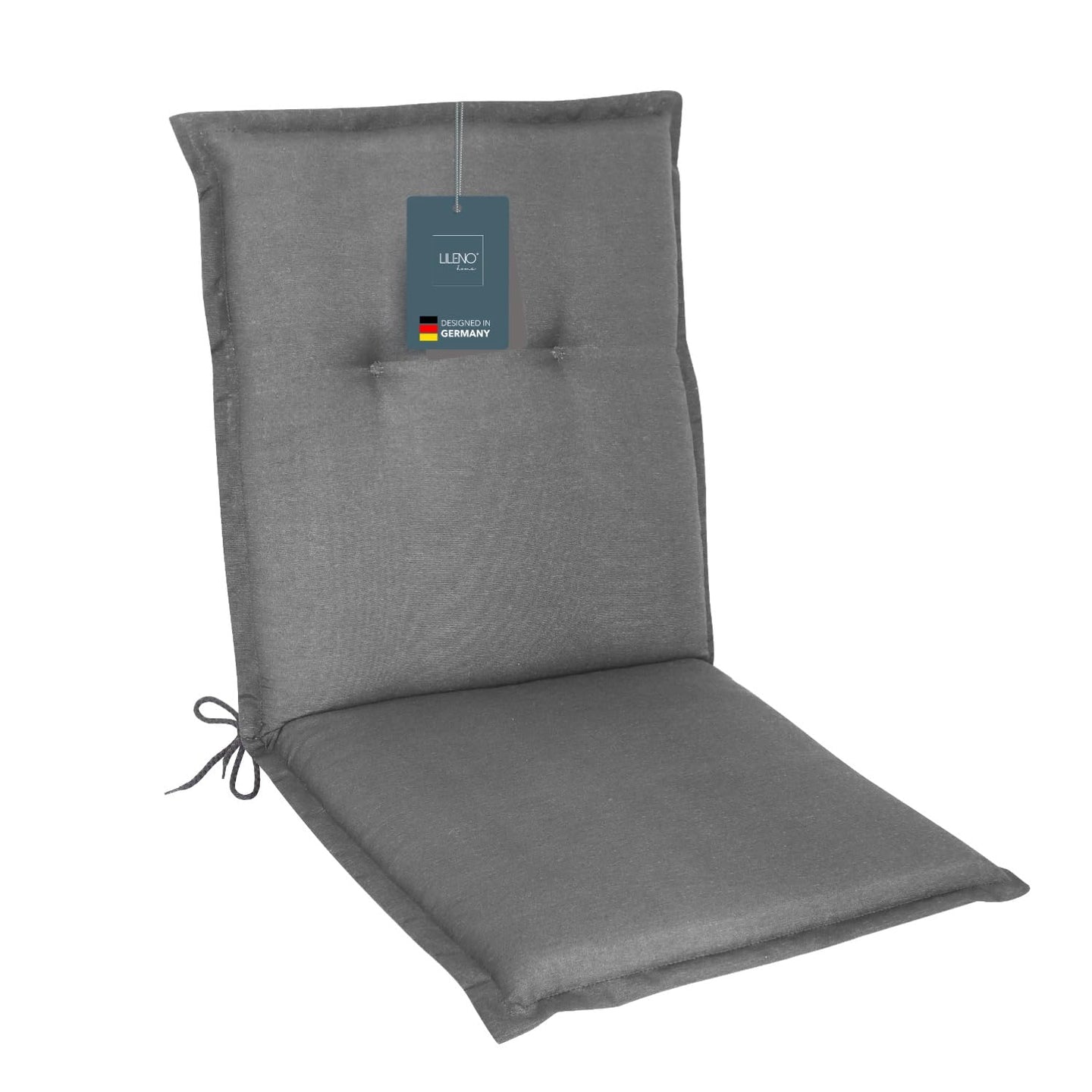 Polsterauflage Niedriglehner 1er Set, bequeme Sitzauflage für Gartenstühle, Stuhlkissen