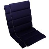 Hochlehnerauflage 2er Set ALUTEX bequeme Sitzauflage für Gartenmöbel, Stuhlkissen für Klappstühle