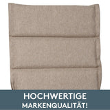 Hochlehnerauflage 2er Set ALUTEX bequeme Sitzauflage für Gartenmöbel, Stuhlkissen für Klappstühle