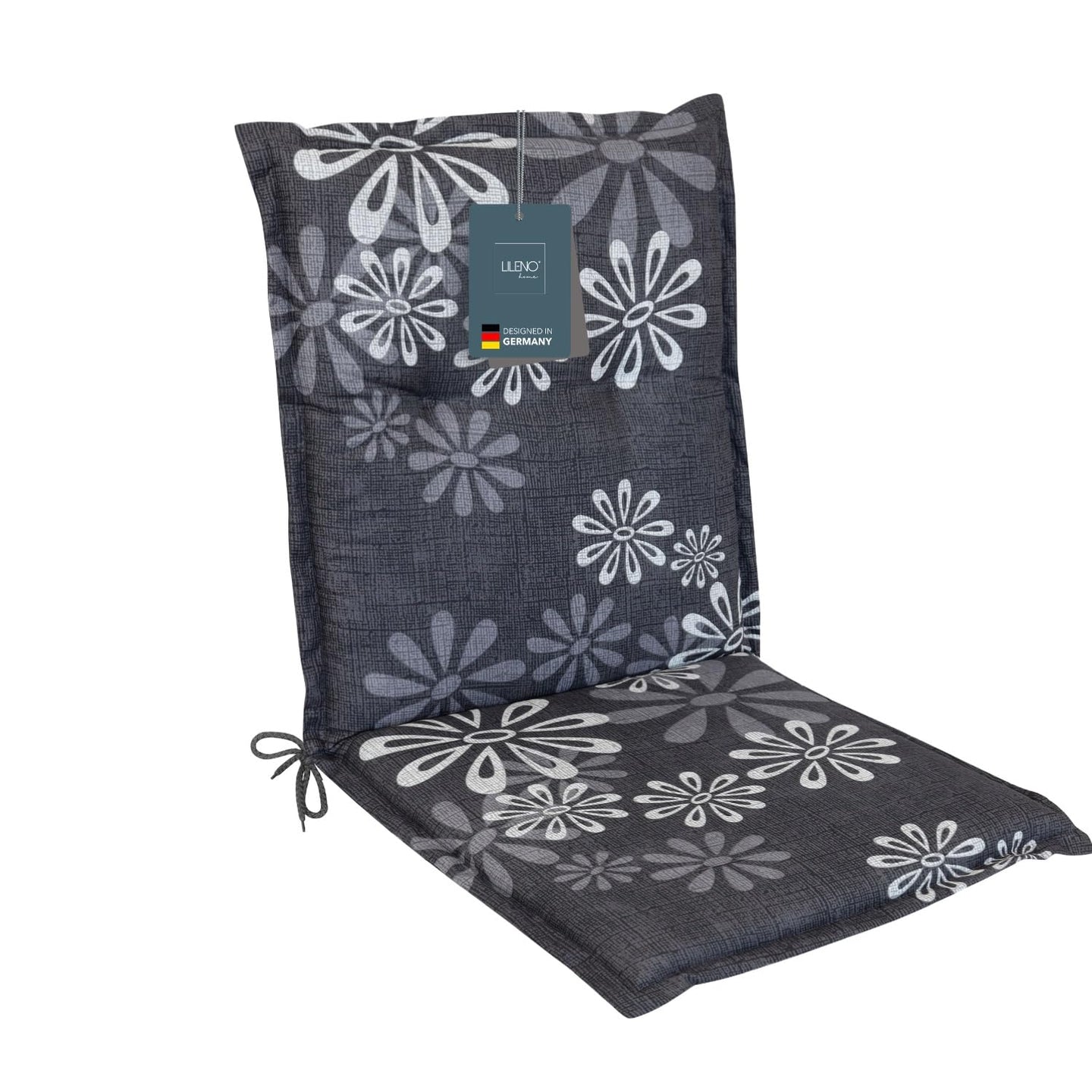 Polsterauflage Niedriglehner 1er Set, bequeme Sitzauflage für Gartenstühle, Stuhlkissen