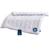 Premium 4-Jahreszeiten Bettdecke mit CoolComfort Klimanetz - in verschiedenen Größen und optional mit Kissen