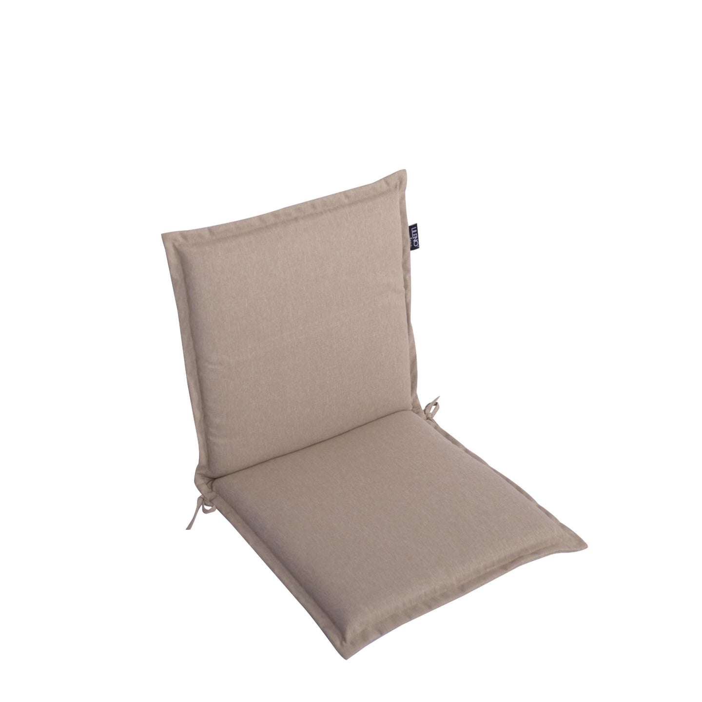 Niedriglehnerauflage 1er Set MALTA - Gartenstuhl Auflage, bequeme Sitzauflage für Gartenmöbel, Stuhlkissen